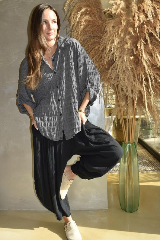 Hey Sucker Blouse Black /12=